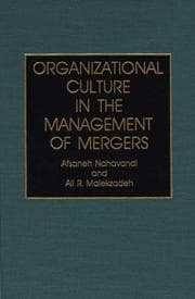 Tapa de Organizational culture in the management of mergers