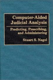 Tapa de Computer-aided judicial analysis