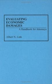 Tapa de Evaluating economic damages