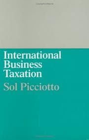 Tapa de International business taxation