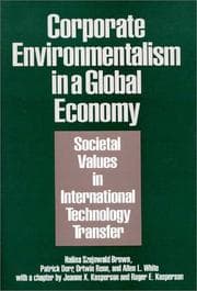 Tapa de Corporate environmentalism in a global economy