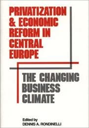 Tapa de Privatization and economic reform in Central Europe
