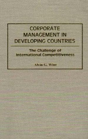 Tapa de Corporate management in developing countries