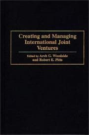 Tapa de Creating and managing international joint ventures