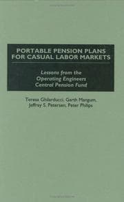 Tapa de Portable pension plans for casual labor markets
