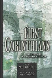 Tapa de The book of first Corinthians