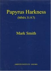 Tapa de PAPYRUS HARKNESS (MMA 31.9.7)