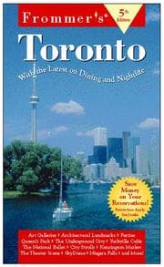 Tapa de Frommer's Toronto