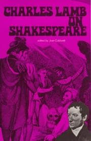 Tapa de Charles Lamb on Shakespeare