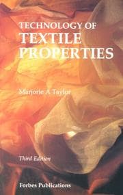 Tapa de Technology of textile properties