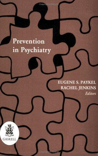 Tapa de Prevention in psychiatry