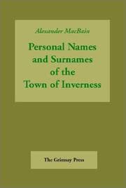 Tapa de Inverness Names