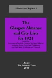 Tapa de The Glasgow Almanac and City Lists for 1921 (Almanacs & Registers)
