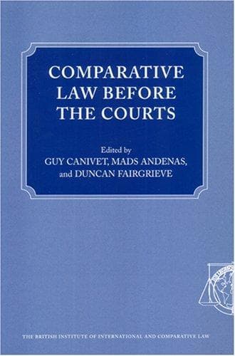 Tapa de Comparative Law Before the Courts