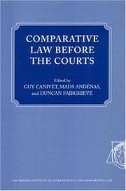 Tapa de Comparative Law Before the Courts