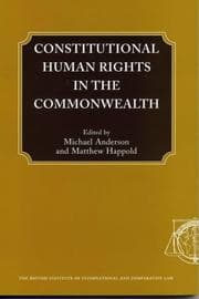 Tapa de Constitutional human rights in the Commonwealth