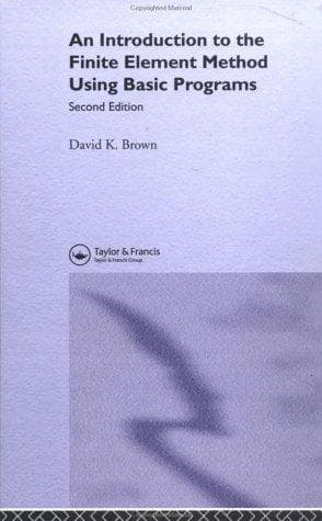 Tapa de An introduction to the finite element method using BASIC programs