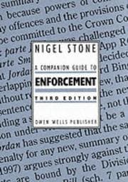 Tapa de A Companion Guide to Enforcement (The Companion Guides)