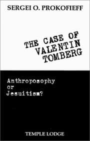 Tapa de The Case of Valentin Tomberg