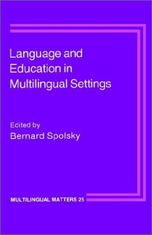 Tapa de Language and education in multilingual settings