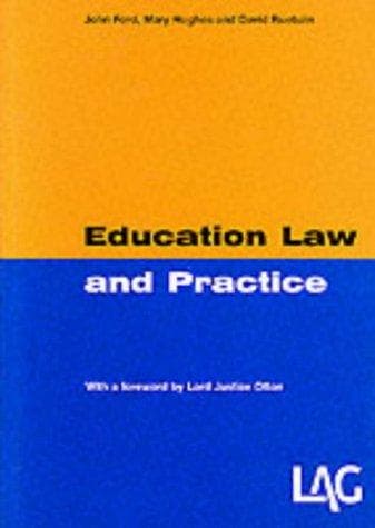 Tapa de Education Law and Practice