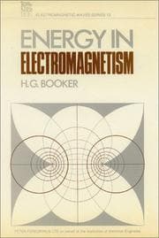 Tapa de Energy in electromagnetism