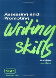 Tapa de Assessing and Promoting Writing Skills (Nasen Publication)
