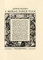 Tapa de A Moral Fable Talk