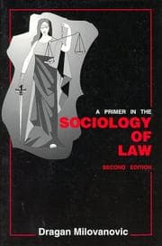 Tapa de A primer in the sociology of law