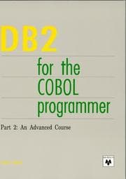 Tapa de DB2 for the COBOL programmer
