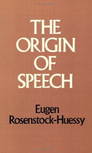 Tapa de The origin of speech