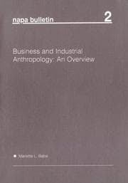 Tapa de Business and industrial anthropology