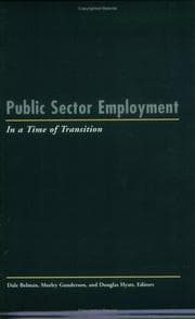 Tapa de Public sector employment in a time of transition