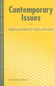 Tapa de Contemporary Issues in Employment Relations (LERA Research Volume)