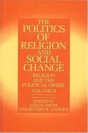 Tapa de The Politics of religion and social change
