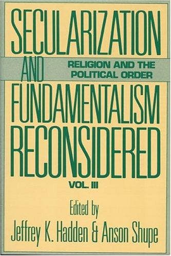 Tapa de Secularization and Fundamentalism reconsidered