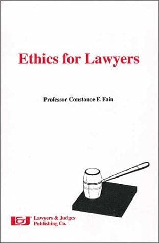 Tapa de Ethics for lawyers
