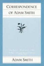 Tapa de The correspondence of Adam Smith