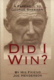 Tapa de Did I Win?