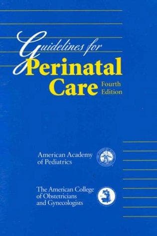 Tapa de Guidelines for perinatal care