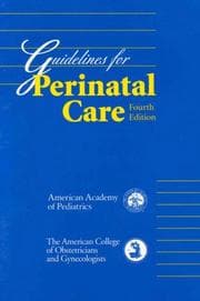 Tapa de Guidelines for perinatal care