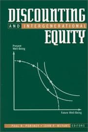 Tapa de Discounting and intergenerational equity