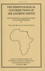 Tapa de The Herpetological Contributions of Sir Andrew Smith