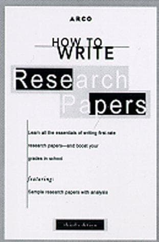 Tapa de How to Write Research Papers 2 (ARCO's Concise Writing Guides)