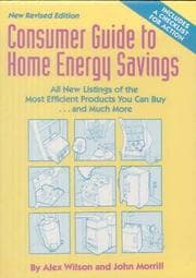Tapa de Consumer Guide to Home Energy Savings