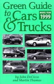 Tapa de Green Guide to Cars and Trucks Model Year 1999