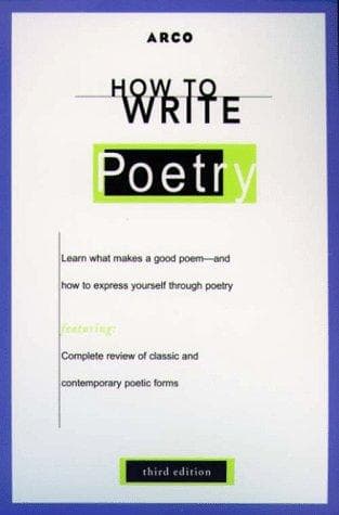 Tapa de How to Write Poetry (Third Edition)
