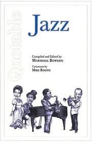 Tapa de Quotable Jazz (Quotable Books)