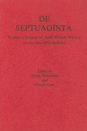 Tapa de De Septuaginta