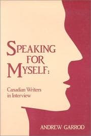 Tapa de Speaking for myself